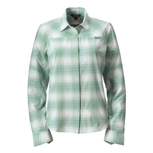 Green and white checkered shirt