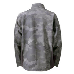 grey camouflage jacket
