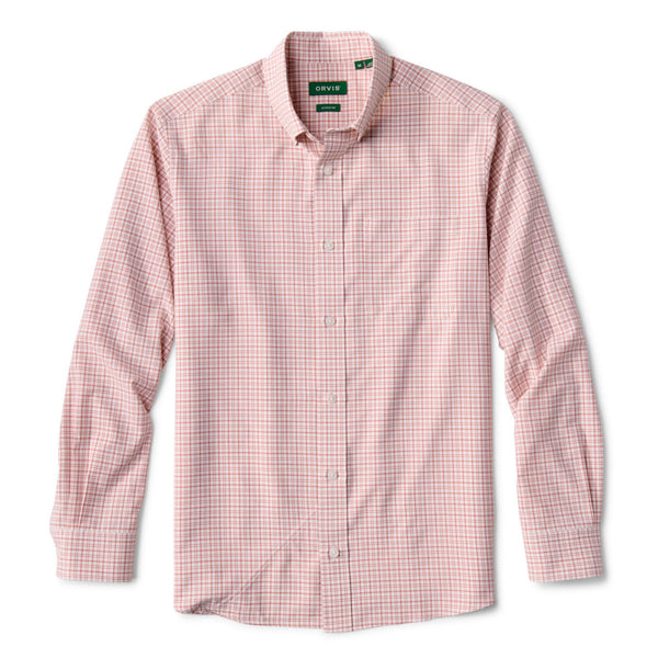 pink checkered shirt for men