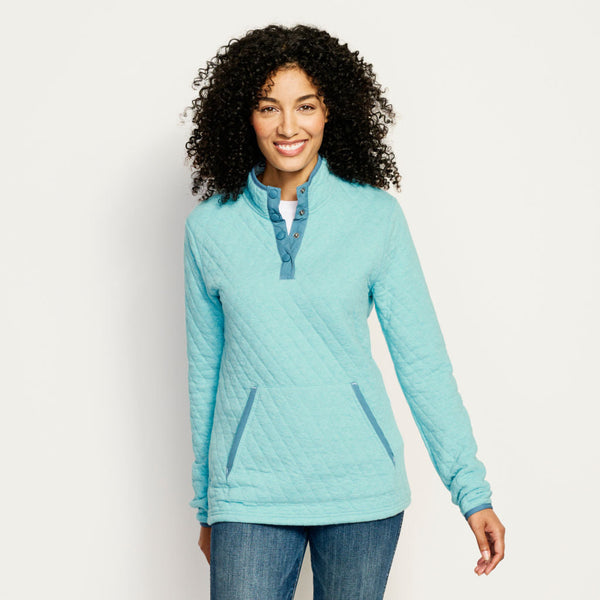 Women's Outdoor Quilted Snap Sweatshirt