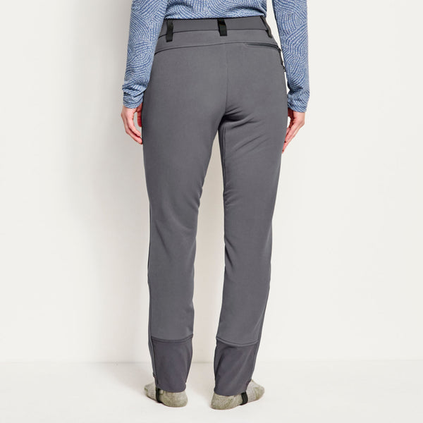 back of grey wading pants