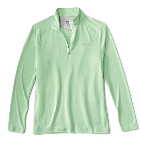 lime green half zipper sweater
