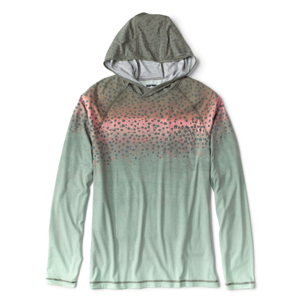 green and pink hoodie for men