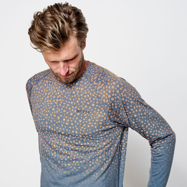 DriCast™ Printed Long-Sleeved Crew