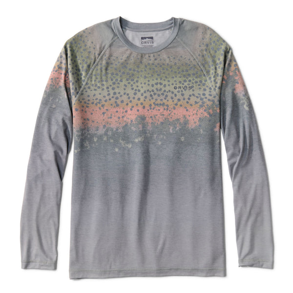 grey long-sleeved shirt from orvis