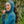 Load image into Gallery viewer, woman wearing dark blue hoodie