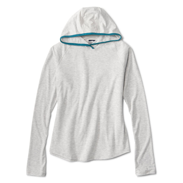 grey hoodie with blue accent colour on hoodie