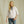Load image into Gallery viewer, woman modelling white sweater and jeans