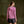 Load image into Gallery viewer, woman with er back to the camera wearing pink hoodie and black shorts