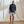 Load image into Gallery viewer, man wearing dark blue hoodie and grey shorts