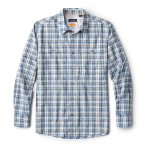 Orvis dark blue checkers shirt for men