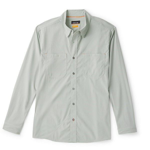 Light grey button-up shirt with 'Craghoppers' branding on a white background