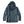 Load image into Gallery viewer, Dark grey raincoat with a hood on a white background