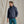 Load image into Gallery viewer, man wearing dark blue jacket and green pants looking to the left side
