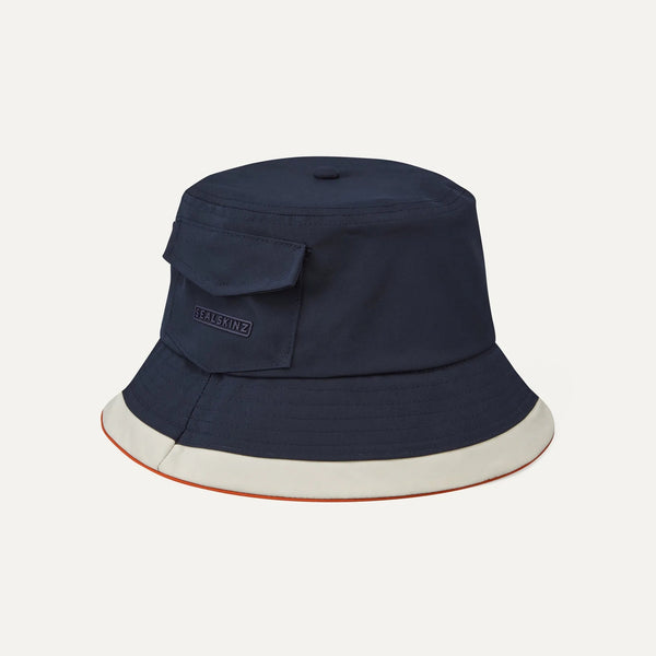 dark blue bucket hat