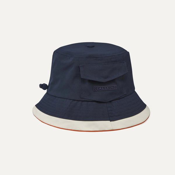 dark blue bucket hat