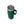 Load image into Gallery viewer, Green YETI mug with clear lid on a white background