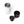 Load image into Gallery viewer, White YETI insulated mug with black lid and cup on a white background