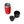 Load image into Gallery viewer, Red YETI insulated mug with black lid and cup on a white background