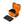 Load image into Gallery viewer, Orange YETI cooler with open lid on a white background