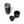 Load image into Gallery viewer, Black YETI insulated mug with lid on a white background