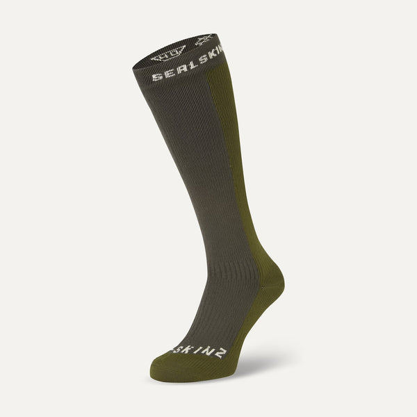 Green sealskin socks