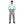 Load image into Gallery viewer, Man wearing Men's Pro Waders in grey, top panel down