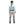 Load image into Gallery viewer, Man wearing Men's Pro Waders in grey, back facing