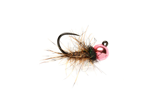 Roza's Pink Hare's Ear Jig Barbless