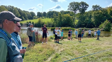 Young People Discover the Joy and Benefits of Fly Fishing at Lakedown Trout Fishery