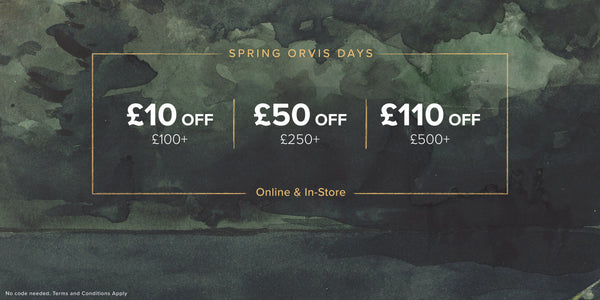 Promo banner for Spring Orvis Days