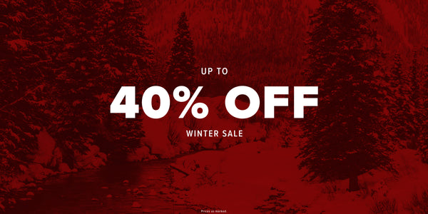 40% off winter sale crative