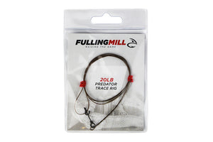 Fulling Mill 20LB predator trace rig in plastic on wehite background