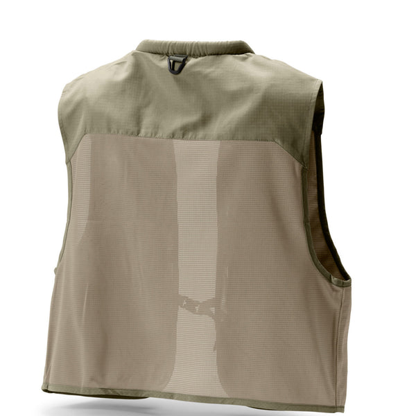 Backside of fishing vest
