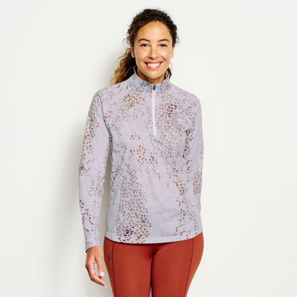 Women's Printed drirelease® Long-Sleeved Quarter-Zip Tee