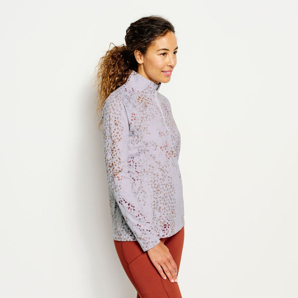 Women's Printed drirelease® Long-Sleeved Quarter-Zip Tee