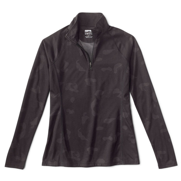 Women's Printed drirelease® Long-Sleeved Quarter-Zip Tee
