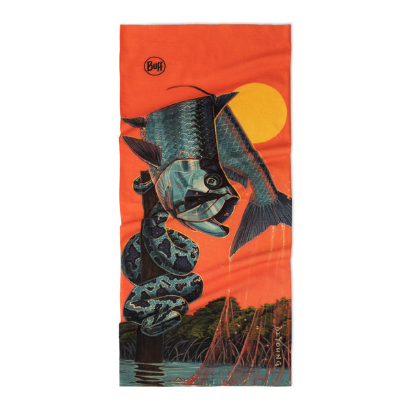 bandana with print on white background