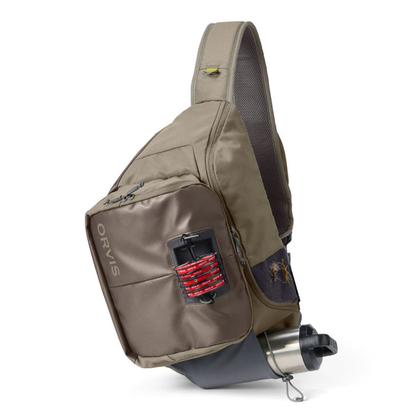 Orvis fishing back pack in dark beige
