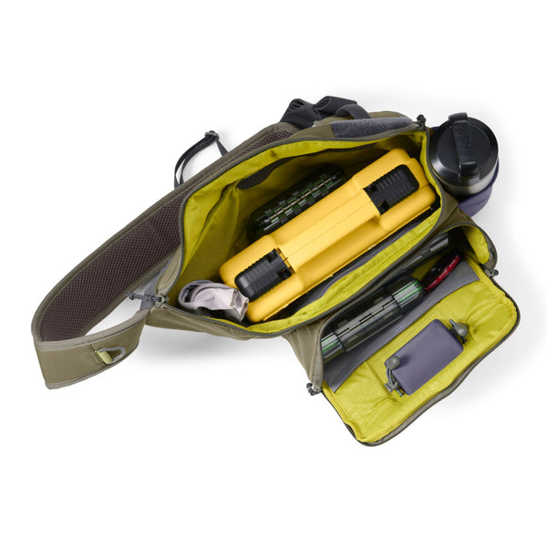 overview image of inside of fishing pack