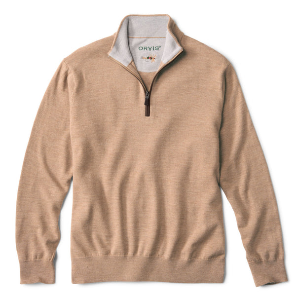 Orvis Merino Quarter Zip Sweater Perfect for Fly Fishing Orvis UK