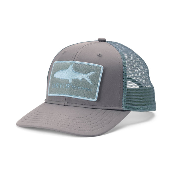 green and grey cap with green logo 