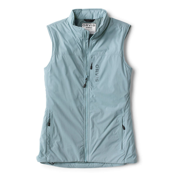 light blue gilet from Orvis