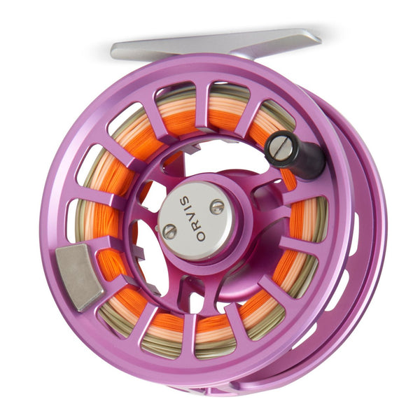 pink reel from Orvis