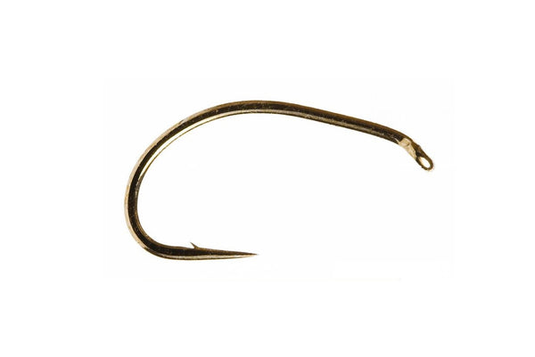 fly fishing hook on white background