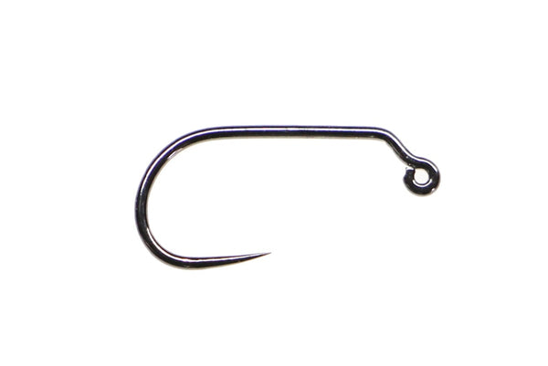 fly fishing hook on white background