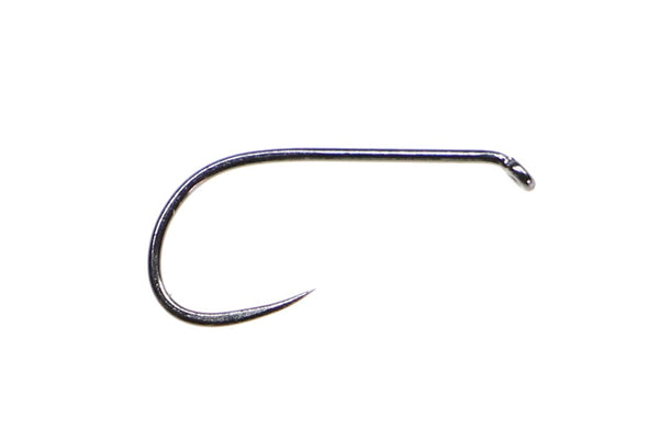 fly fishing hook on white background
