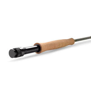 Closeup of handle of encounter fly rod