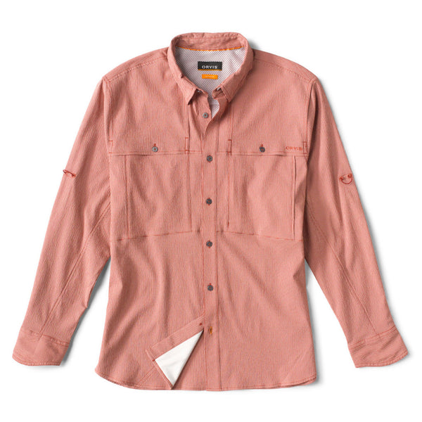 orange shirt from Orvis