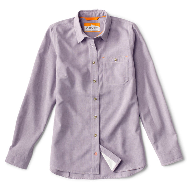 Women's Long-Sleeved Tech Chambray Work Shirt